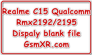 Realme c15 display blank file