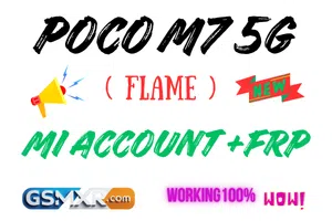 Poco M7 5G ( Flame ) Mi Account Frp Modify