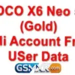 POCO X6 Neo 5G (Gold) Mi Account Frp USer Data POCO X6 Neo 5G (Gold) Mi Account Frp USer Data