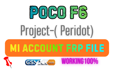 Poco F6 Peridot Front View With Mi Account Recovery On Screen