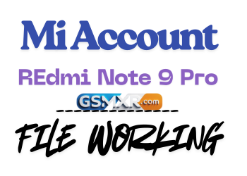 Redmi Note 9 Pro (Curtana) Mi Account Remove File Redmi Note 9 Pro