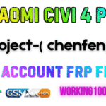 Xiaomi Civi 4 Pro (chenfeng) Mi Account FRP File Xiaomi Civi 4 Pro chenfeng FRP unlock guide GSMXR
