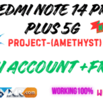 Redmi Note 14 Pro Plus 5G (amethyst) Mi Account FRP amethyst