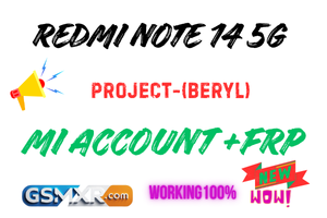 Redmi Note 14 5G ( Beryl ) Mi Account Frp Modify File Beryl