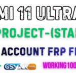 Mi 11 ULtra (star) Mi Account FRP File mi 11 star