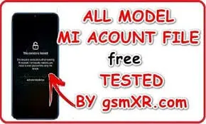 Mi Account Frp Unlock File All Models Mi Account