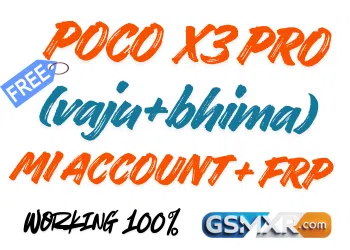 Poco X3 Pro (Vaju+Bhima) Mi Account Remove File