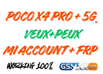 Poco X4 Pro 5G (Veux+Peux) Mi Account Frp File X4 Pro