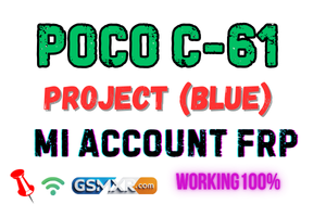 Poco C61 Blue Mtk Mi Account Frp File