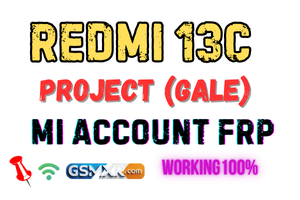 Redmi 13C (Gale) Mi Account Frp Small File