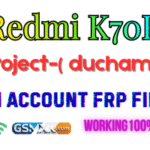 Redmi K70E (duchamp) front and back view