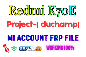 Redmi K70E (Duchamp) Front And Back View