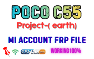 Poco C55 (Earth) (Mtk) Mi Account Frp
