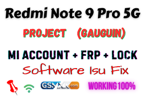 Redmi Note 9 Pro 5G Mi Account Remove